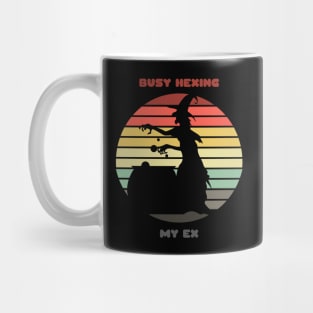 Sunset Witch / Busy Hexing My Ex Mug